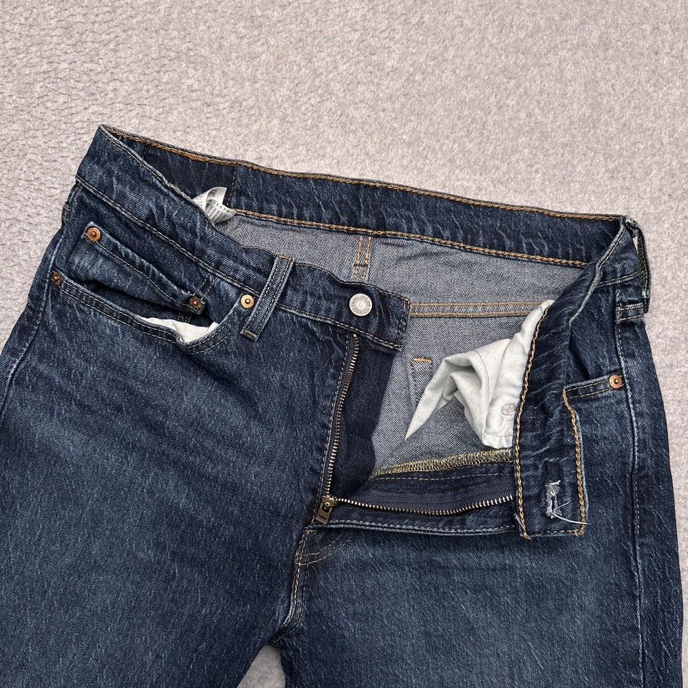 Levi's 511 Jeans Men's 33x30* Slim Fit Straight Leg Dark Wash Denim Stretch EUC - Picture 2 of 11